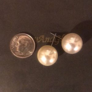Faux Pearl Earrings